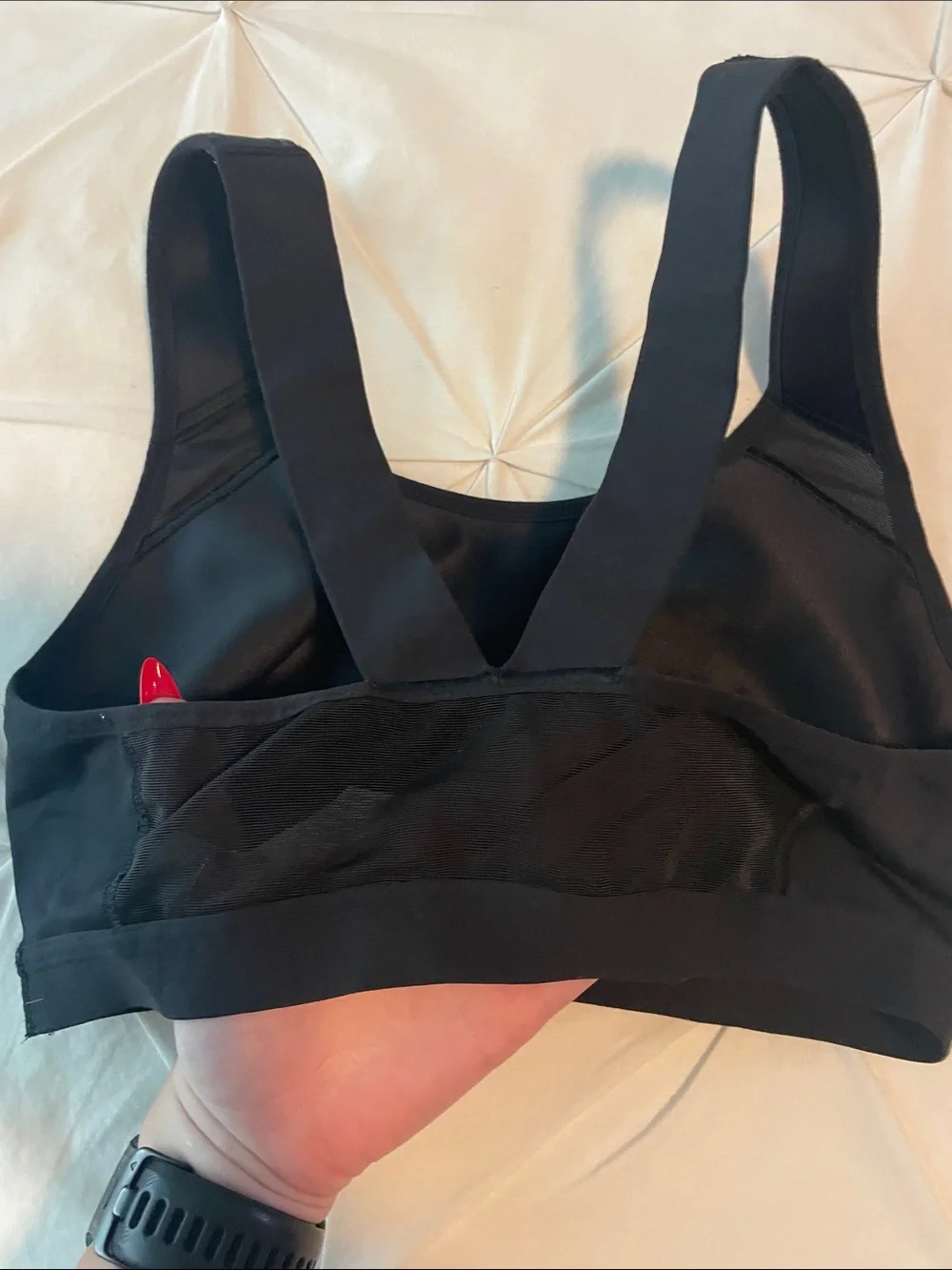 SPANX Black Wireless High-Support Sports Bra